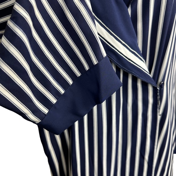 Vintage 80’s VS Victoria’s Secrets Striped Long Robe P/S - Picture 4 of 5